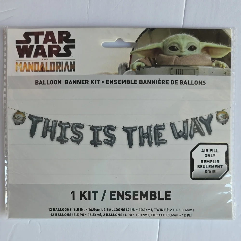 Star Wars balloon banner